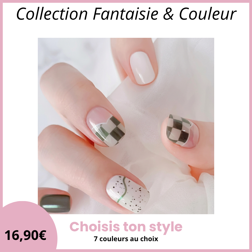 Collection Fantaisie & Couleur -Bandes Gel UV/LED
