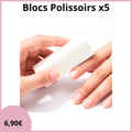 Lot de 5 Bloc Polissoirs - Préparation & Finition Ongles
