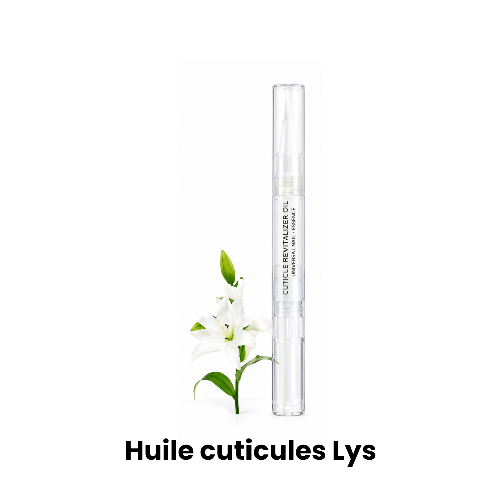 Huile nourrissante pour cuticules & décoller les bandes gel - 6 parfums