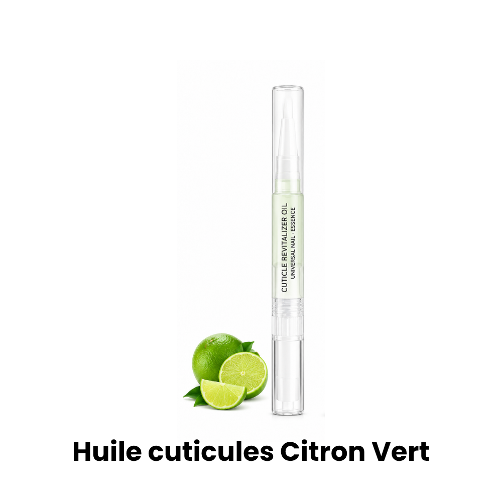 Huile nourrissante pour cuticules & décoller les bandes gel - 6 parfums