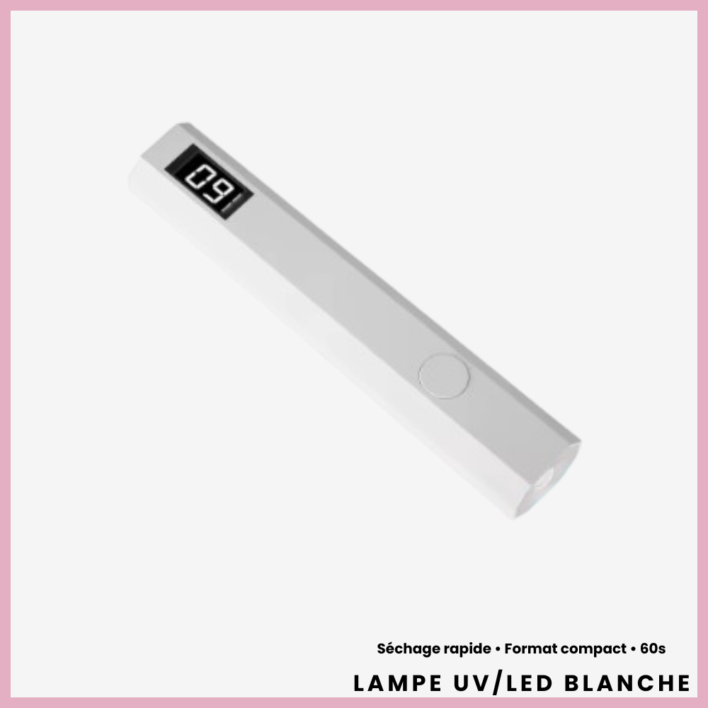 Lampe UV/LED Portable - Rose ou Blanc