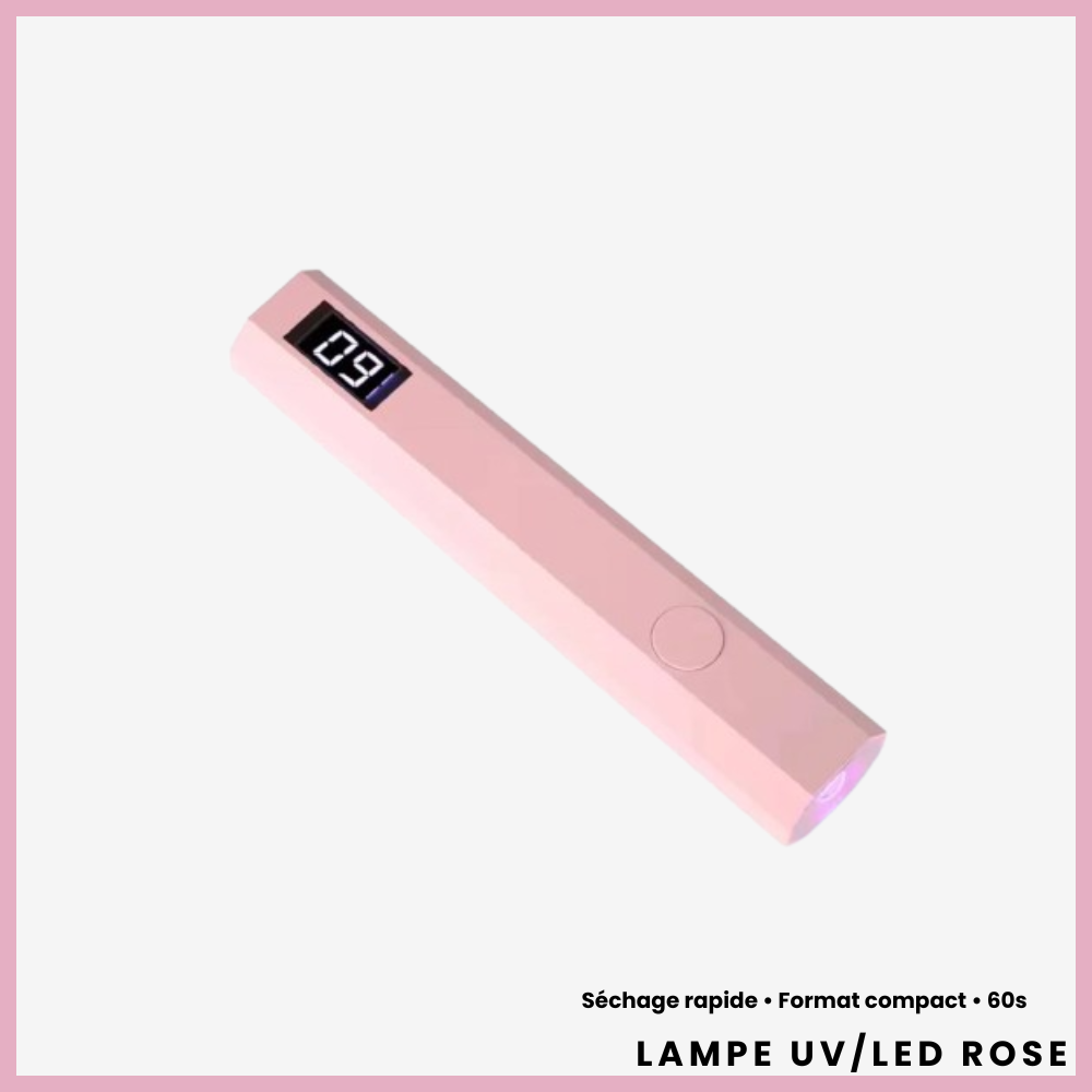 Lampe UV/LED Portable - Rose ou Blanc